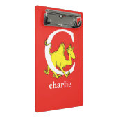 Dr. Seuss's ABC：手紙C – 白 |名前の追加 ミニクリップボード (アングル)