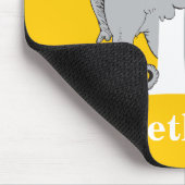 Dr. Seuss's ABC:手紙E – 白 |名前の追加 マウスパッド (コーナー)