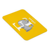 Dr. Seuss's ABC：手紙E – 白 |名前の追加 マグネット (右側)