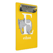 Dr. Seuss's ABC：手紙E – 白 |名前の追加 ミニクリップボード (アングル)