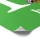 Dr. Seuss's ABC:手紙H – 白 |名前の追加 ポスター (角)