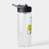 Dr. Seuss's ABC：手紙L – 白 |名前の追加 ウォーターボトル (右面)