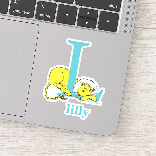 Dr. Seuss's ABC：手紙L – 白 |名前の追加 シール (詳細)