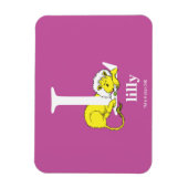 Dr. Seuss's ABC：手紙L – 白 |名前の追加 マグネット (縦)