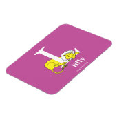 Dr. Seuss's ABC：手紙L – 白 |名前の追加 マグネット (左側)