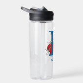 Dr. Seuss's ABC：手紙R – 白 |名前の追加 ウォーターボトル (右面)