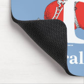 Dr. Seuss's ABC:手紙R – 白 |名前の追加 マウスパッド (コーナー)