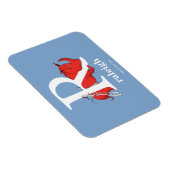 Dr. Seuss's ABC：手紙R – 白 |名前の追加 マグネット (右側)