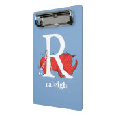 Dr. Seuss's ABC：手紙R – 白 |名前の追加 ミニクリップボード (アングル2)