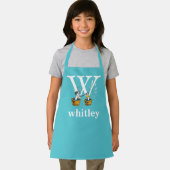 Dr. Seuss's ABC：手紙W – 白 |名前の追加 エプロン (インサイチュ)
