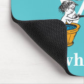 Dr. Seuss's ABC：手紙W – 白 |名前の追加 マウスパッド (コーナー)