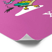 Dr. Seuss's ABC:手紙X – 白 |名前の追加 ポスター (角)