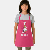 Dr. Seuss's ABC: Letter J – ホワイト |名前の追加 エプロン (インサイチュ)