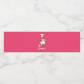 Dr. Seuss's ABC: Letter J – ホワイト |名前の追加 ペットボトルラベル (シングルラベル)