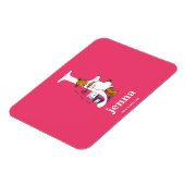 Dr. Seuss's ABC: Letter J – ホワイト |名前の追加 マグネット (左側)