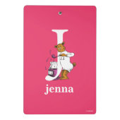 Dr. Seuss's ABC: Letter J – ホワイト |名前の追加 ミニクリップボード (裏面)