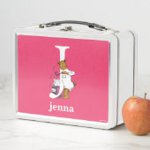 Dr. Seuss's ABC: Letter J – ホワイト |名前の追加 メタルランチボックス (インサイチュ)