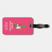 Dr. Seuss's ABC: Letter J – ホワイト |名前の追加 ラゲッジタグ (裏面横)