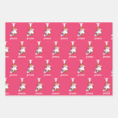 Dr. Seuss's ABC: Letter J – ホワイト |名前の追加 ラッピングペーパーシート (正面)