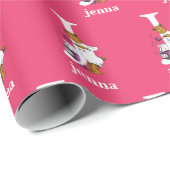 Dr. Seuss's ABC: Letter J – ホワイト |名前の追加 ラッピングペーパー (ロールコーナー)