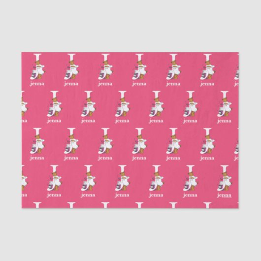 Dr. Seuss's ABC: Letter J – ホワイト |名前の追加 薄葉紙 (正面)