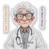 DR STICKER シール (正面)