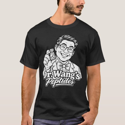 Dr Wang's ペプチド Tシャツ (正面)
