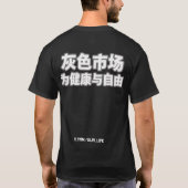 Dr Wang's ペプチド Tシャツ (裏面)