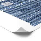 Dr. Whoファン ポスター (角)