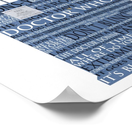 Dr. Whoファン ポスター (角)