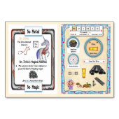 Dr. Zinko – 亜鉛ホルンユニコーン取引カード テーブルナンバー (裏面)