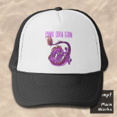 Dra Gon - Pink Dragon Comic style キャップ