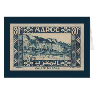 Draaの谷、モロッコ-カード