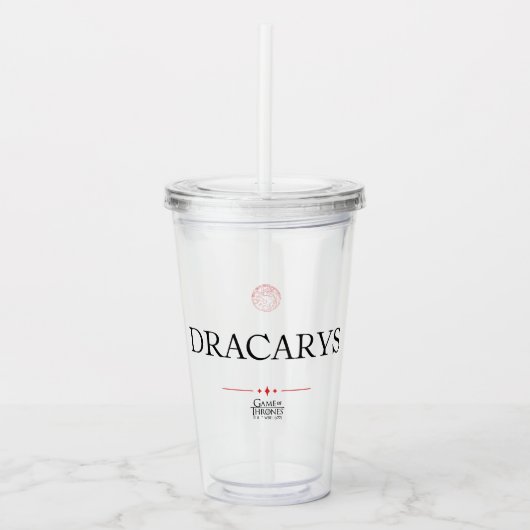 Dracarys アクリルタンブラー (正面)
