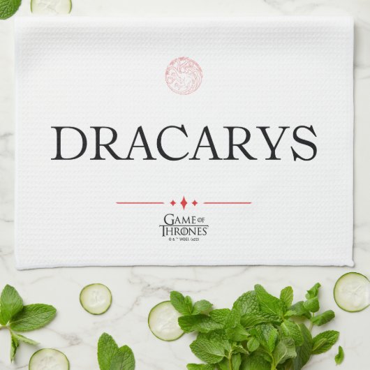 Dracarys キッチンタオル (折り畳み)
