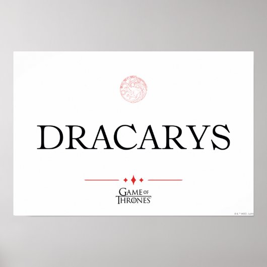 Dracarys ポスター (正面)
