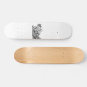 Drache am Felsen スケートボード (横)