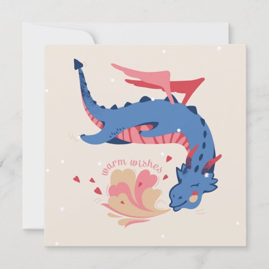 Drache, herzliche Wünsche. (正面)