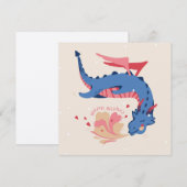 Drache, herzliche Wünsche. (正面/裏面)