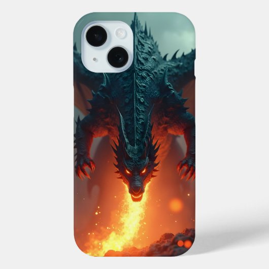 Drache mit Feuer Case-Mate iPhoneケース (裏面)