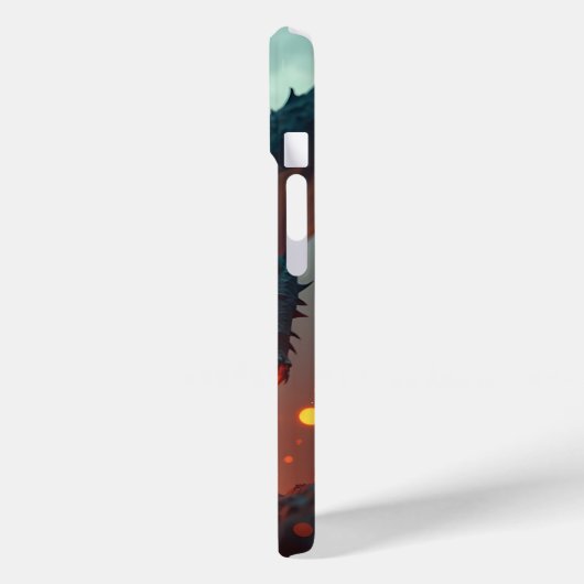 Drache mit Feuer Case-Mate iPhoneケース (裏面 / 左)