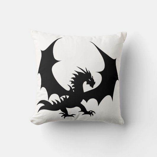 Drache – Mystik und Stärke vereint クッション (正面)