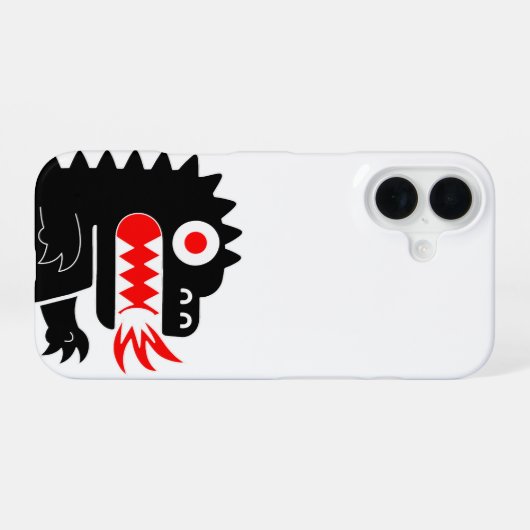 Drachen Hülle iPhone 16ケース (裏面横)