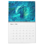 Drachen Kalender, Dragon Calendar, (28cm x 22cm) カレンダー (2月 2026)