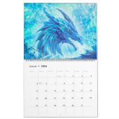 Drachen Kalender, Dragon Calendar,  (36cm x 28cm) カレンダー (1月 2026)