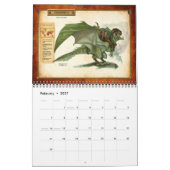 Dracopedia カレンダー (2月 2027)