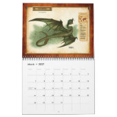 Dracopedia カレンダー (3月 2027)