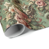 Drac's Finery – 神話ゴシック様式のドラゴンバンダナ ラッピングペーパー (ロールコーナー)