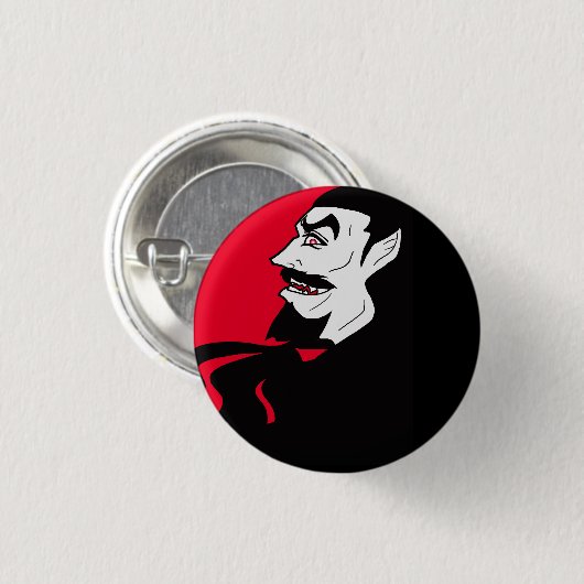 Dracula Abroad Button 缶バッジ (正面&裏面)