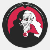 Dracula BRW Sticker ラウンドシール (正面)